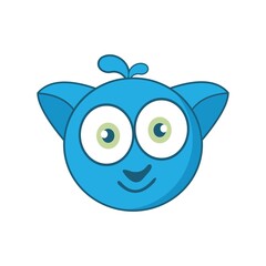 owl on white background