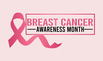 Breast Cancer Awareness Month Pink Ribbon