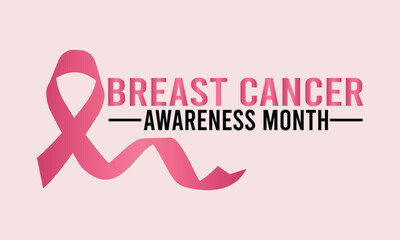 Breast Cancer Awareness Month Pink Ribbon