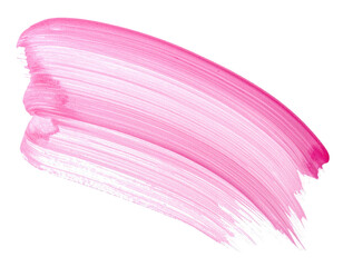Abstract pink paint stroke