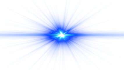青色のひらめき、閃光のエフェクト背景
