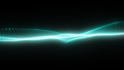 抽象的な波形のエフェクト背景