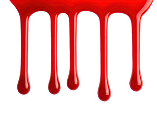 Red dripping paint (2)