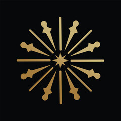 Star Glow Silhouette Icon
