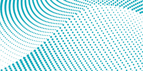 Transparent Vector Gradient Blue Color Halftone Background Staggered Dots Pattern modern dotted