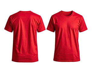 Red T-shirt Mockup
