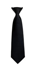 Elegant black tie for formal events or professional attire, perfect for business presentations and special occasions