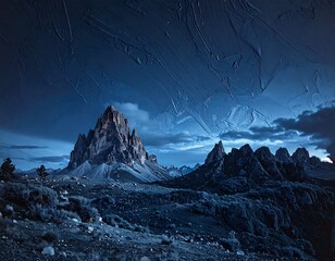 Mountain Majesty at Night.