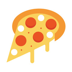 vector illustration of pizza
