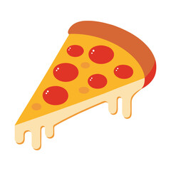 vector illustration of pizza