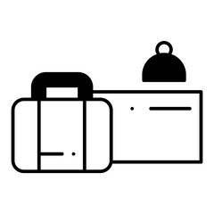 Luggage dualtone icon