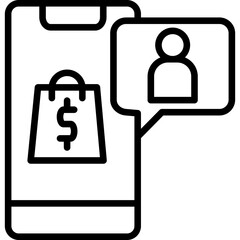 Digital Consumer line icon