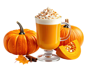 Autumnal pumpkin spice latte (1)