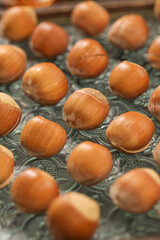 Fresh Shelled Hazelnuts Peeled and Ready for Cooking - Premium Dried Nuts Collection