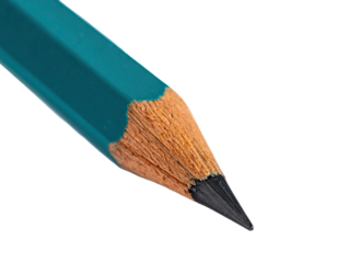 Close-up of a teal colored pencil point (3)