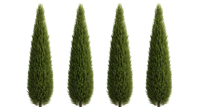 Elegant Italian cypress trees for garden designs