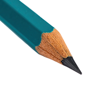 Close-up of a teal colored pencil point (3)