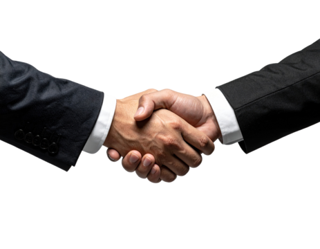Two businesspeople shaking hands (1) - Powered by Adobe