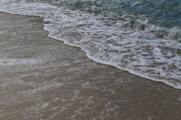 waves on the beach