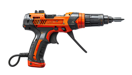 Orange and black power tool