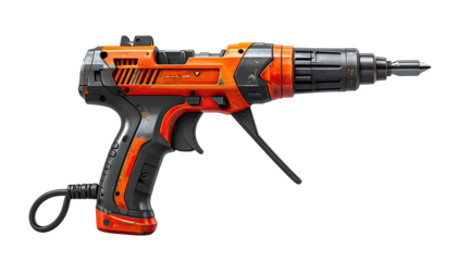 Orange and black power tool