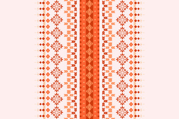 Neck geometric abstract Aztec oriental embroidery traditional border pattern. Native geometry neck decorative design for fashion, texture, element, neckline, textile, fabric, clothing, printing