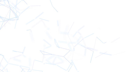 Minimalist digital art, abstract network of lines with a white background, ideal for website design, technology concepts and digital communicati