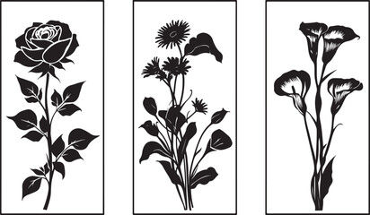15 Minimalist Flower Panel Designs