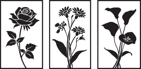 15 Minimalist Flower Panel Designs