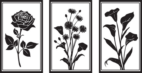 15 Minimalist Flower Panel Designs