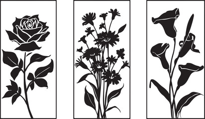 15 Minimalist Flower Panel Designs