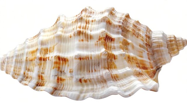 Video A close-up shot of a shell on a white surface