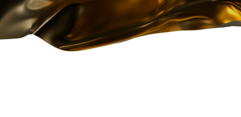 Abstract image of gold fabric with textured surface, wavy lines and folds. Ideal for luxury, design, and elegant backgrounds. Empty space provid