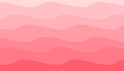 layered waves of pink hues creating a gentle, calming gradient © Arun