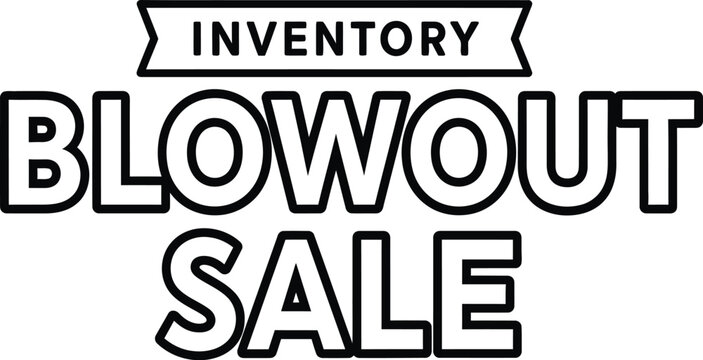 sale event banner with huge discount message for retail promotions marketing advertisements and limited time offers