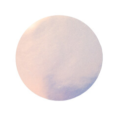 Holographic Round iridescent sticker reflecting light, creating abstract colors, transparent background, generating element design ethereal