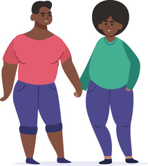 Black couple holding hands depicting love and relationship