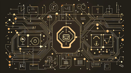 A computer monitor with a large screen and a small square in the middle