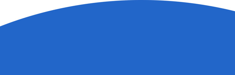 Header shape design for banner. Abstract border element. Wavy blue template frame for banners and website. Bottom and divider form and separator