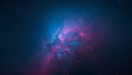 Cosmic Bloom. An Ethereal Dance of Light and Shadow in the Deep, Dark Expanse of the Void.