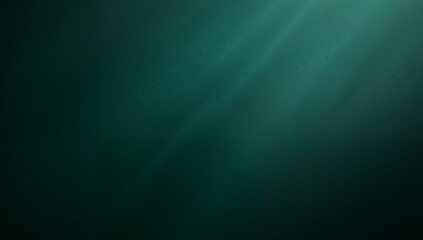 Obraz premium Emerald Depths, Submerged Light Streaks An Abstract, Serene Visualization.
