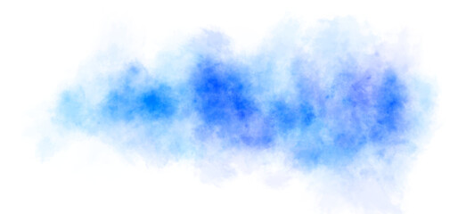 Multicolored bright neon smoke, transparent blue fog