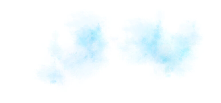 Silvery bright neon smoke, transparent bluish fog