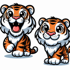 A cartoon illustration of a smiling male chef preparing and arranging grilled skewers on a wooden board with sauce.