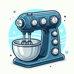 A cartoon illustration of a smiling male chef preparing and arranging grilled skewers on a wooden board with sauce.