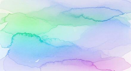 Watercolor background with pastel colors and soft transitions of tones