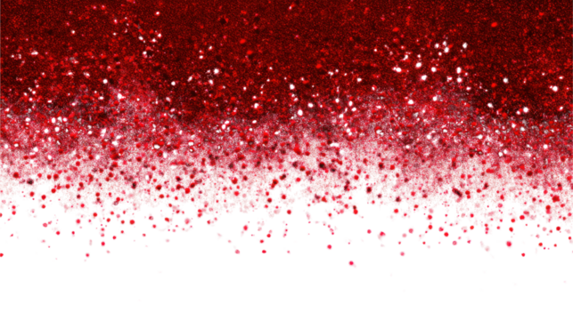 Abstract Red Gradient with Bubbles and Sparkles on Dark Background