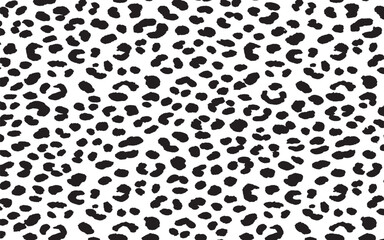 Leopard Print Pattern Seamless Animal Skin Vector Design