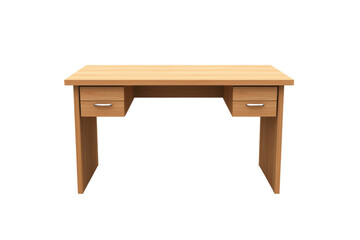 Fototapeta premium White electric standing desk minimalist workspace 