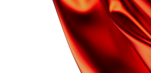 Luxurious red silk texture. Perfect for elegant designs, backgrounds, and presentations. High-resolution image.